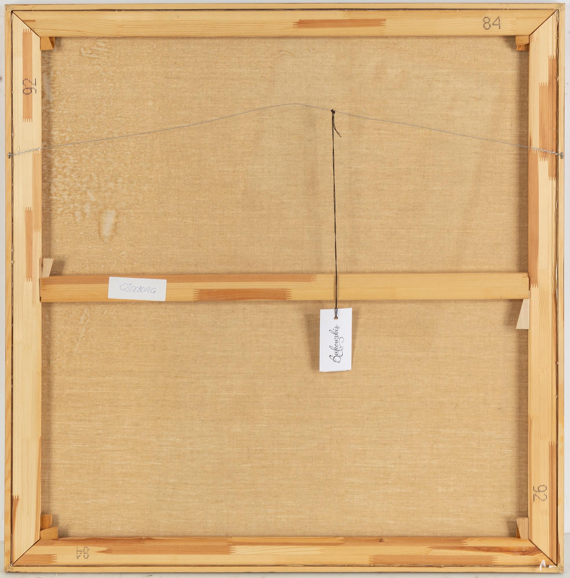 MADELEINE PYK, oil on canvas, signed.