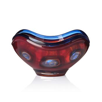12. Sven Palmqvist, a ravenna glass bowl, Orrefors, Sweden, 1957, no 1118.