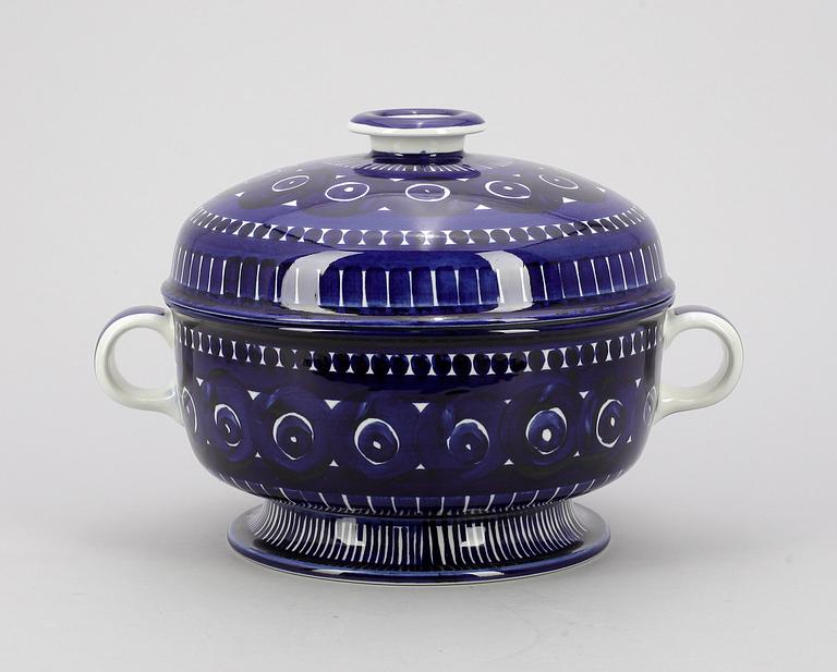 TERRIN, porslin, "Valencia", Ulla Procopé, Arabia, Finland, 1900-talets andra hälft.