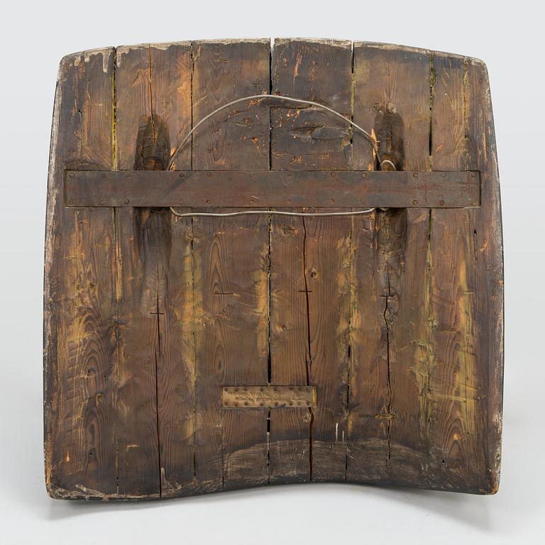 HEIMO VIROLAINEN, relief, painted wood, signed and dated 1972.