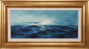 AXEL LIND, olja på duk. Sign.