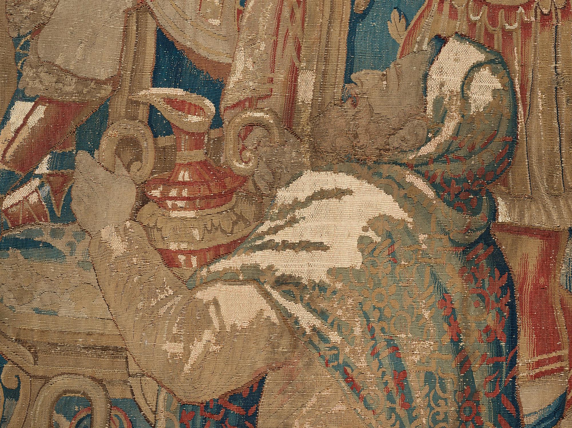 A TAPESTRY, "Alexander the Great", tapestry weave, 
ca 230 x 230,5 cm, Flanders the 17th century.