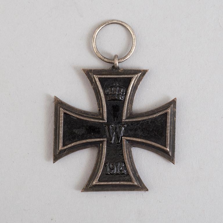 MEDALJ Järnkorset, Tyskland 1914 års modell, 2:a klass.