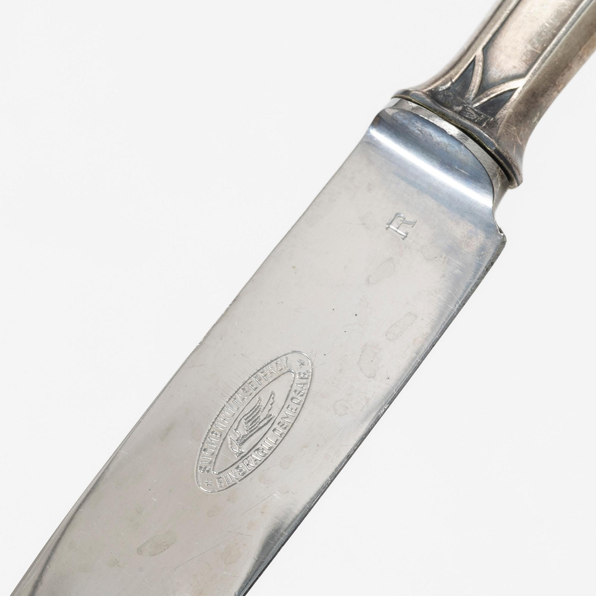 Cutlery, 36 pieces, silver, Soumen Kultaseppä Oy, Turku, Finland 1928.