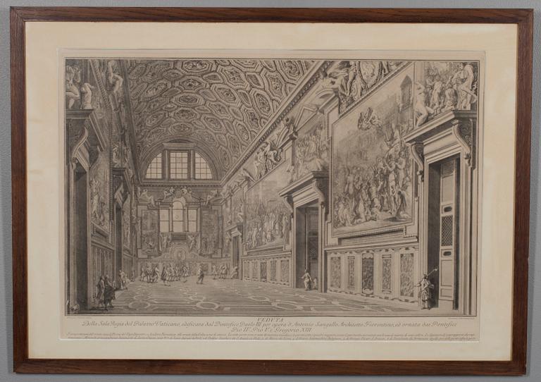 FRANCESCO PANINI, kopparstick, 1800-tal.