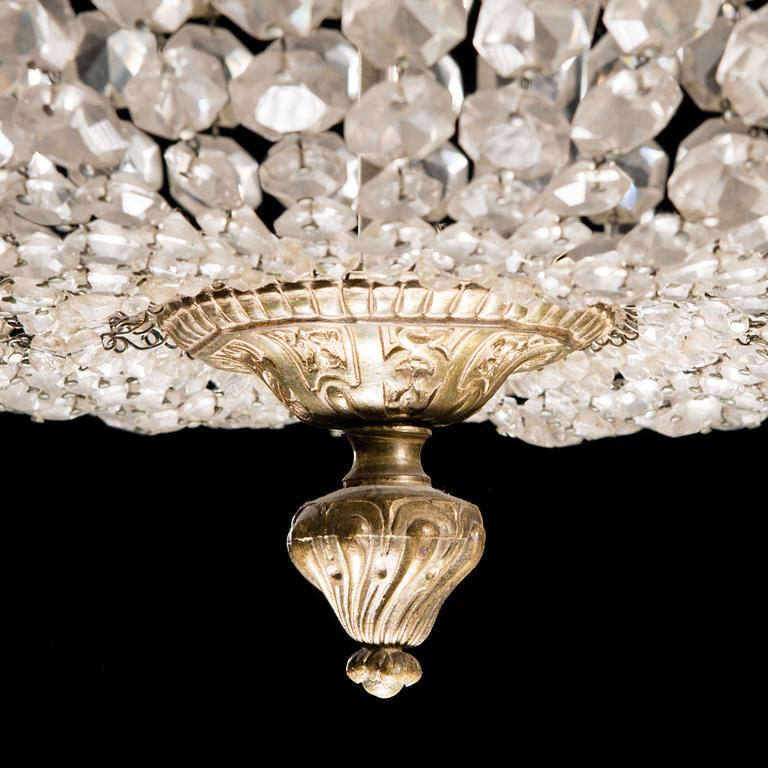 An early 20th century chandelier.