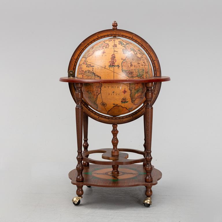 A globe bar, Zoffoli, Italy, second half of the 20th Century.