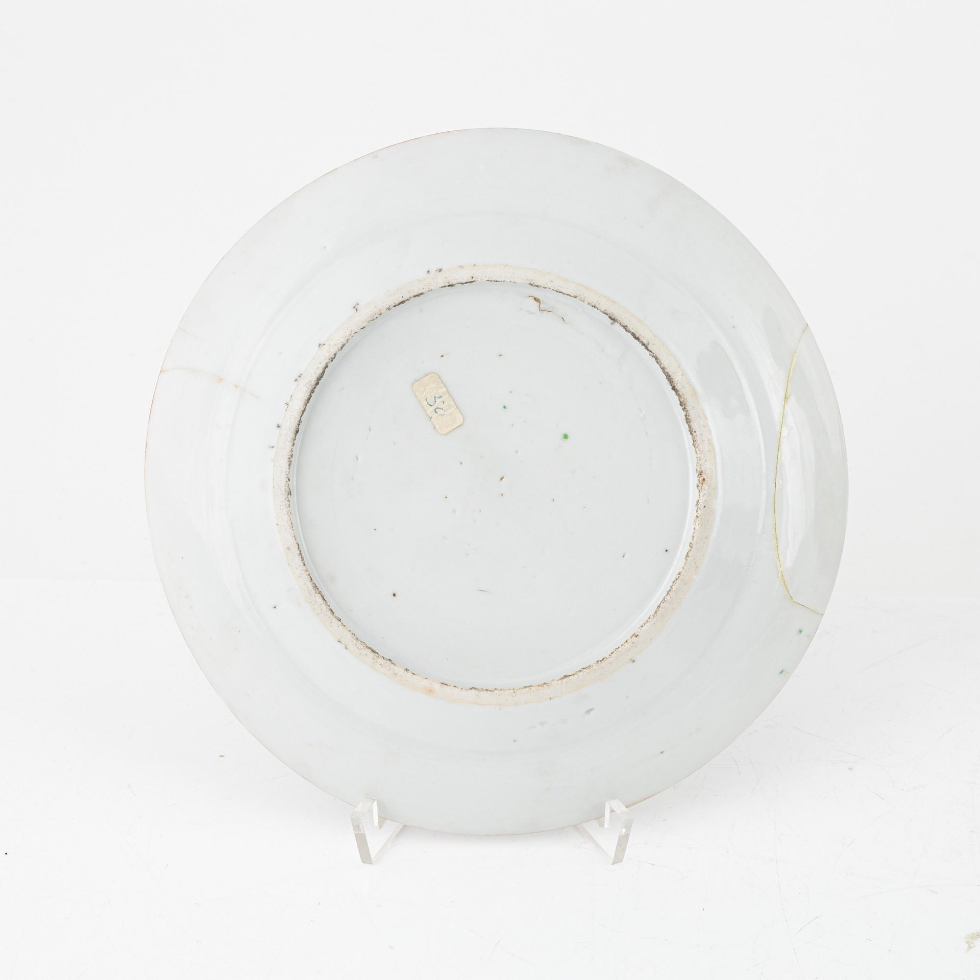 Parti porslin, 10 delar, kanton, Kina, 1800-tal.