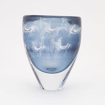 Ingeborg Lundin, vas, glas, ariel, Orrefors.