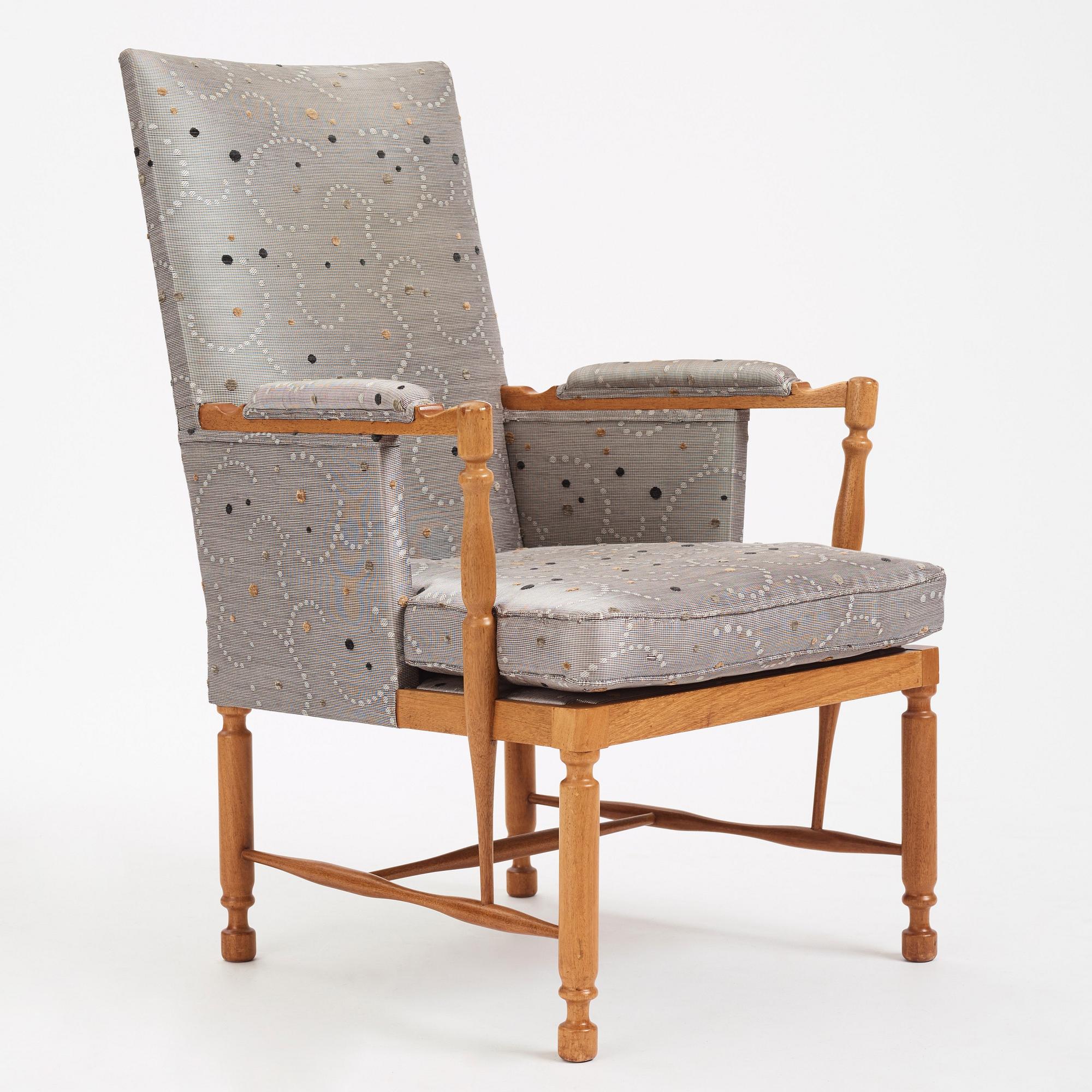 Josef Frank, a 'model 880' armchair, Svenskt Tenn, Sweden.