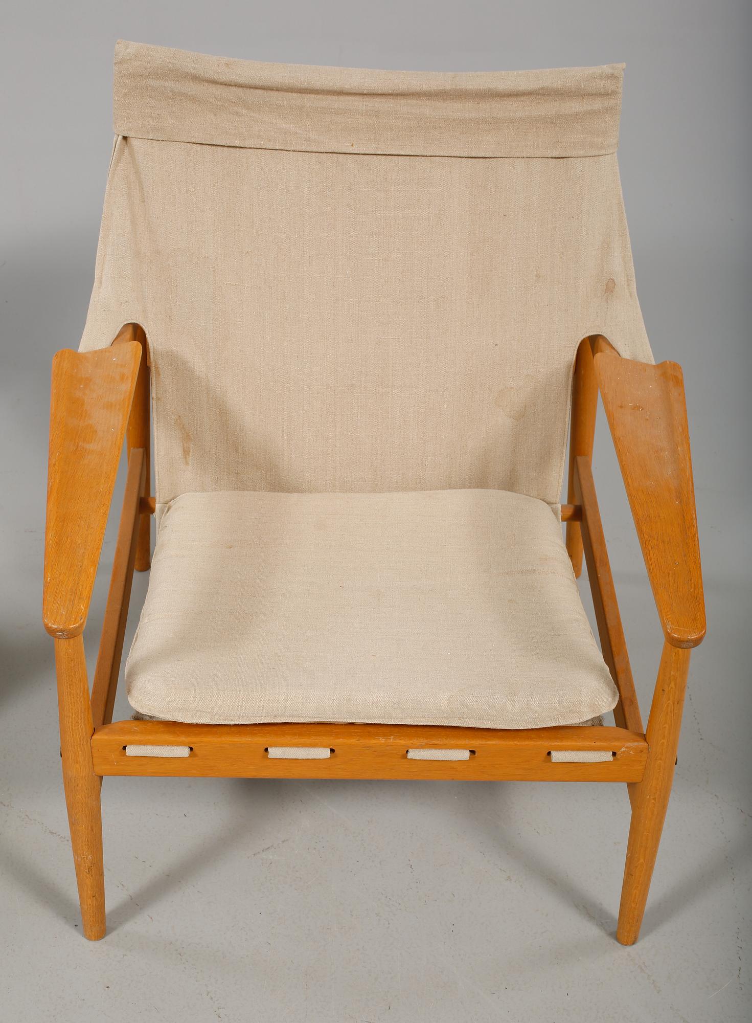 FÅTÖLJER, ett par, "Antilope", Hans Olsen, Viskadalens möbler, Kinna, 1960-tal.