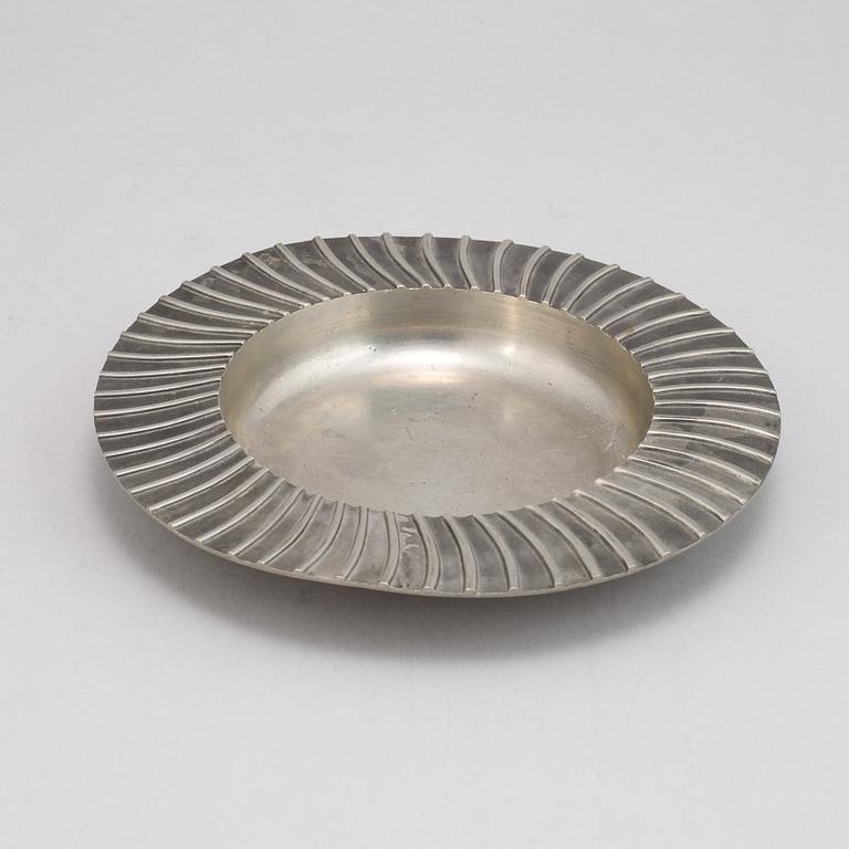 Estrid Ericson, a pewter dish for Firma Svenskt Tenn, Stockholm 1951.
