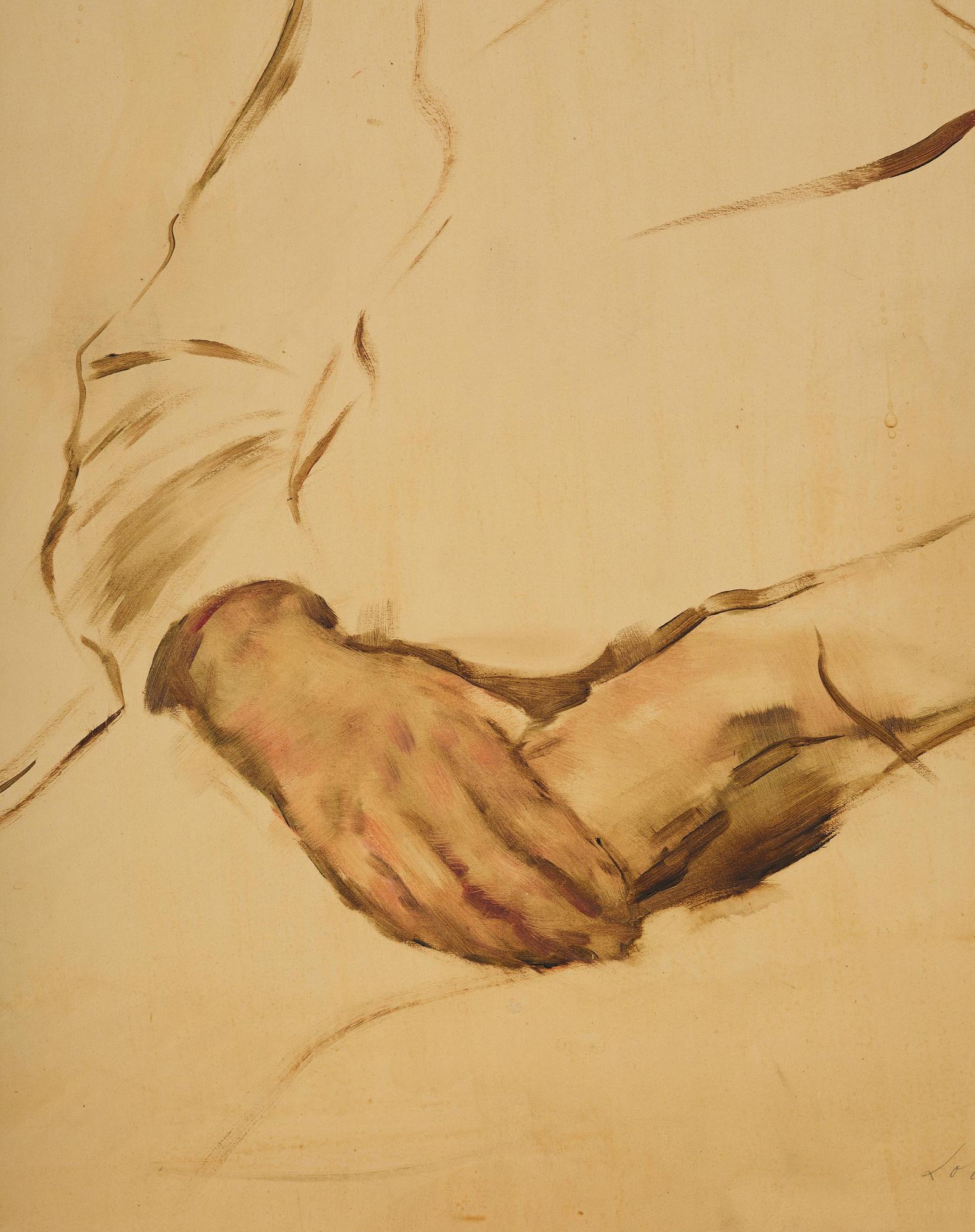 Lotte Laserstein, "Das kranke kind".