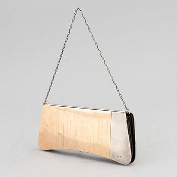 A Russian silver purse, t Petersburg 1908-17.