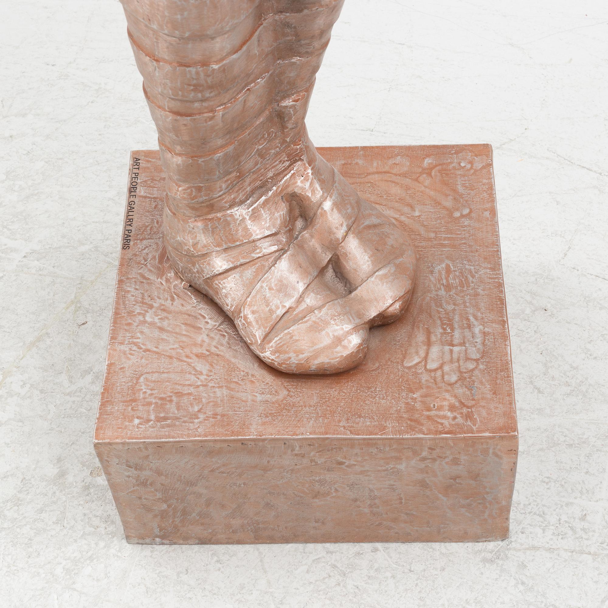 Decorative sculpture, patinated aluminium, Art People Gallery Paris.