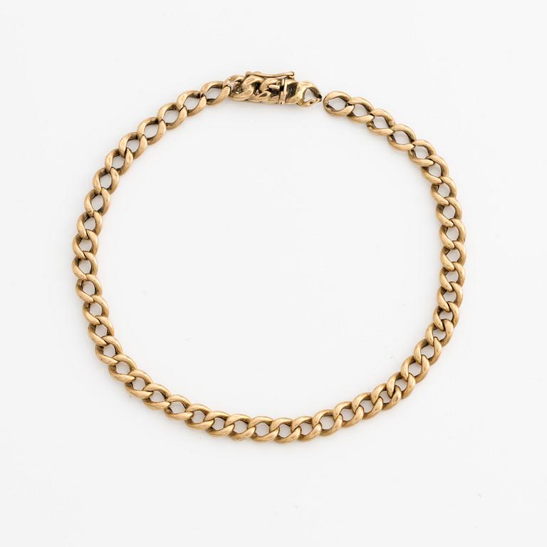 Armband, pansarlänk, 18K guld.