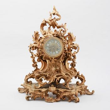 BORDSPENDYL, brons, Frankrike, 1800-talets mitt.