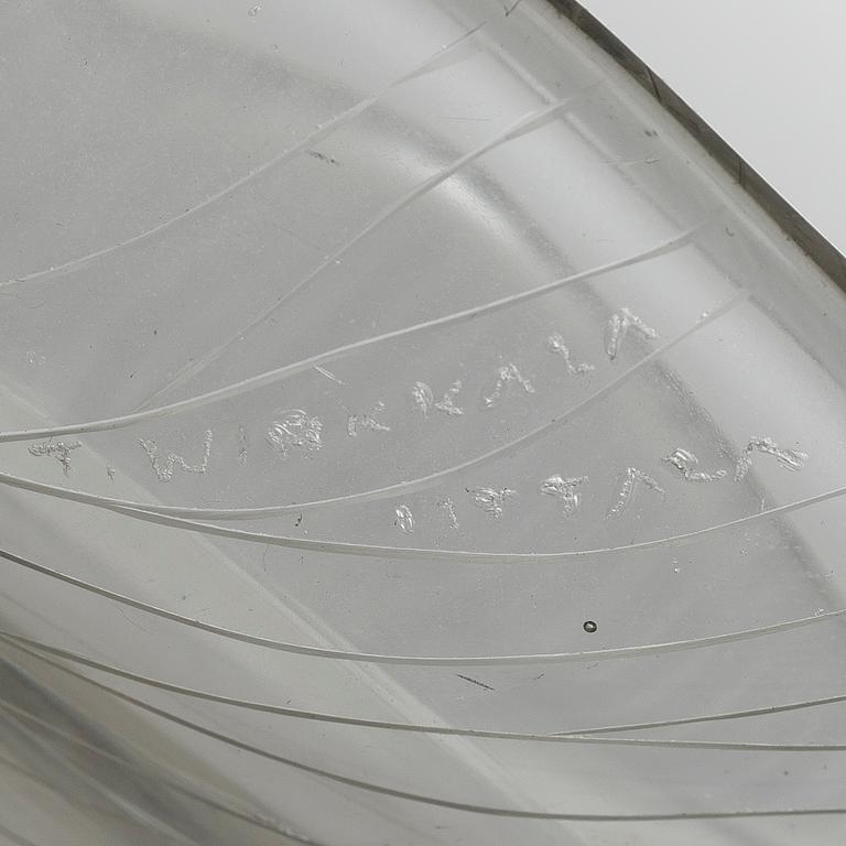 TAPIO WIRKKALA, DISH. Leaf. Sign  Tapio Wirkkala, Iittala. Late 1950s.