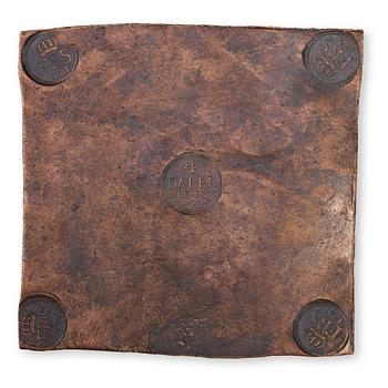 146. A Swedish copper plate money 1721.