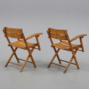 KLAPPSTOLAR, ett par, 1900-talets första hälft.