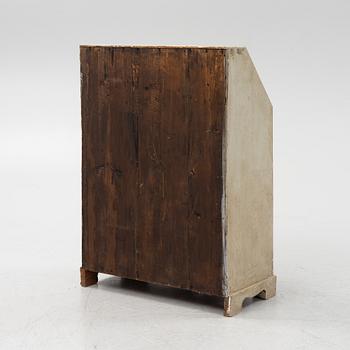 A painted children's secretaire, 18th/19th centruy.