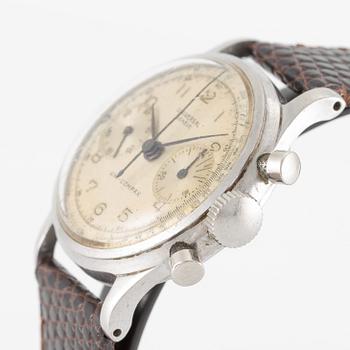 Universal Genève, Uni-Compax, kronograf, armbandsur, 33 mm.