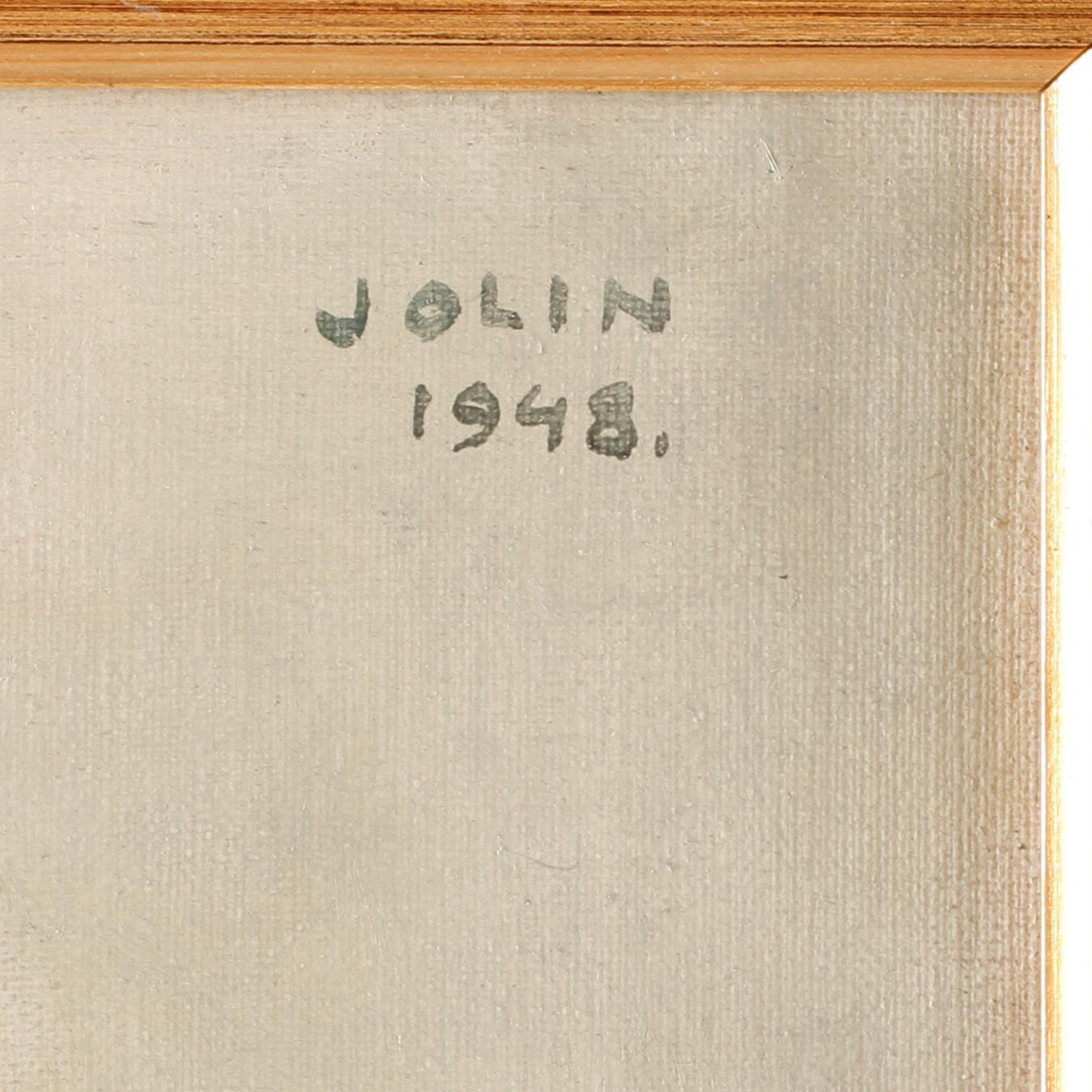 EINAR JOLIN, olja på duk, signerad och daterad 1948.