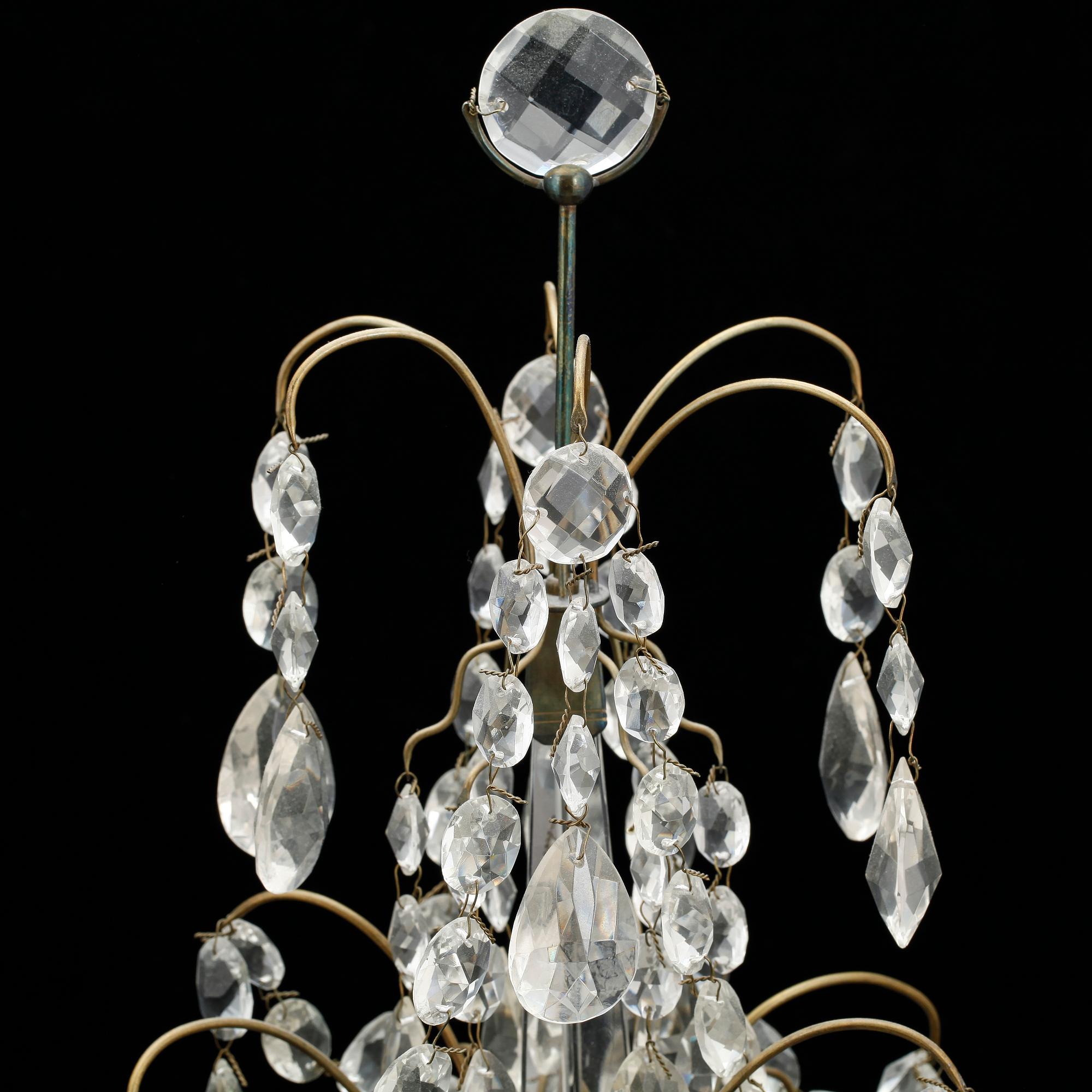 BORDSLYSTRAR, ett par, gustaviansk stil, 1900-talets mitt.