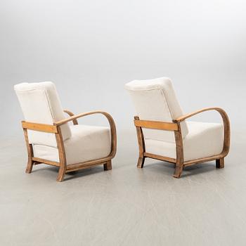Fåtöljer ett par Art Deco 1900-talets första hälft.