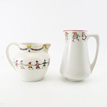 Service pieces 9 pcs Gefle/Gustavsberg early 20th century.