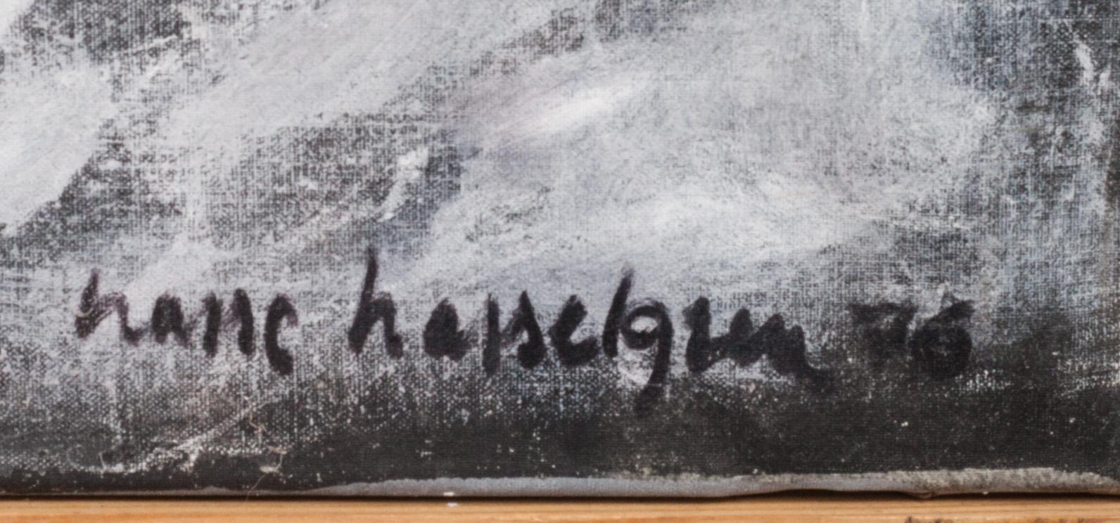 HASSE HASSELGREN, olja på duk, signerad och daterad -76.