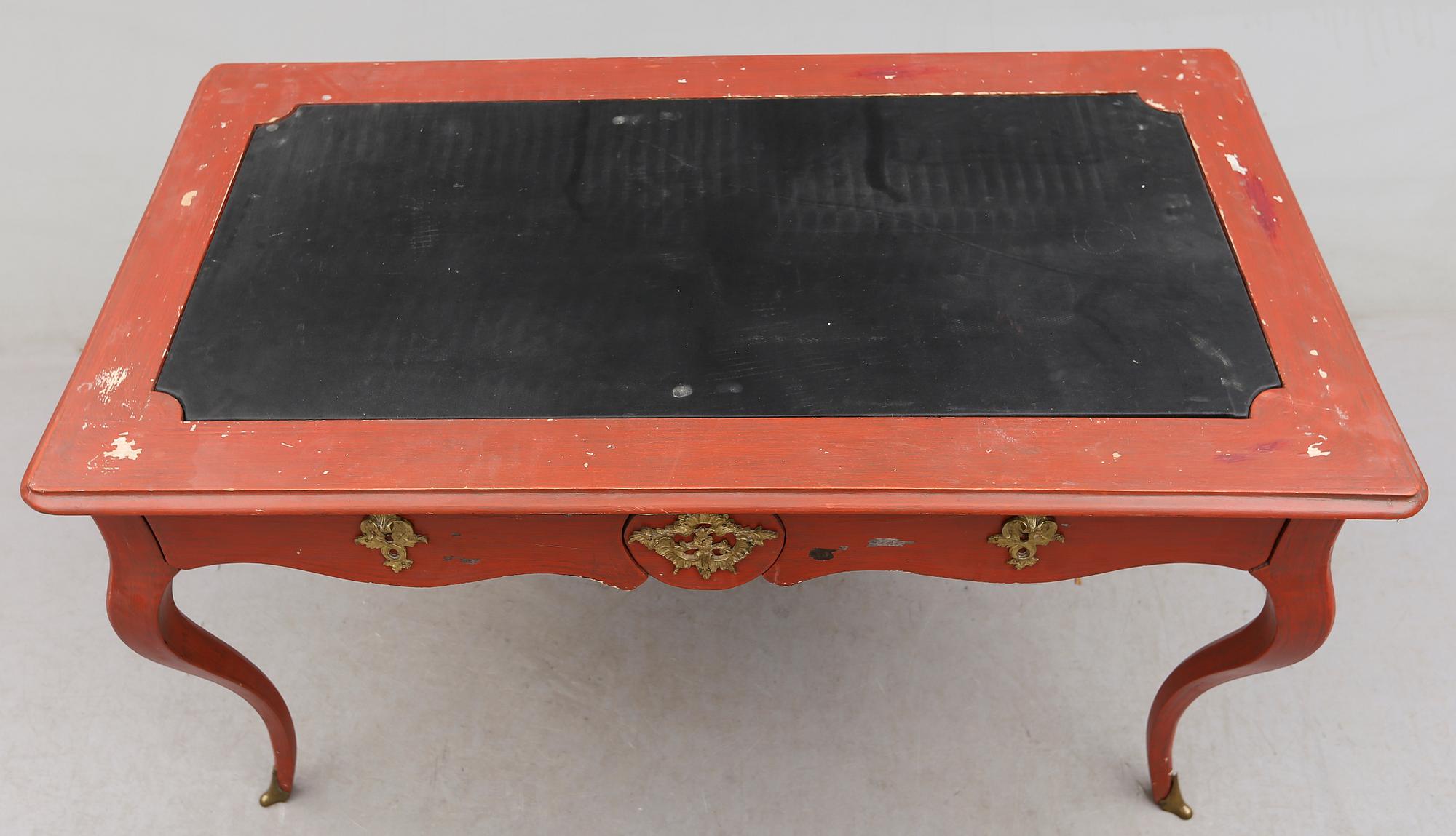 SKRIVBORD, rokokostil, 1800-talets andra hälft.