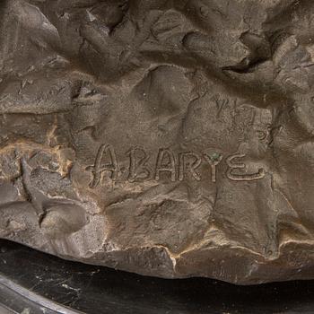 Antoine Louis Barye, after signed bronze sculpture.