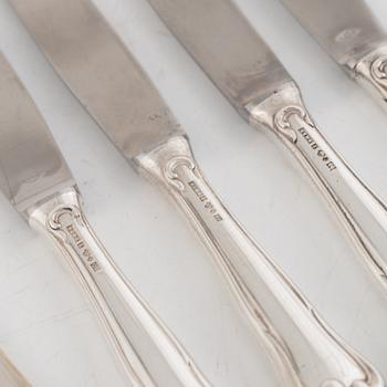 Hans Scherrenbacher, a silver table cutlery, 'Symfoni', Mema, Lidköping among others 1985 (24 pieces).