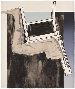 324. Jasper Johns, "Leg and Chair", from "Fragment - According to What".