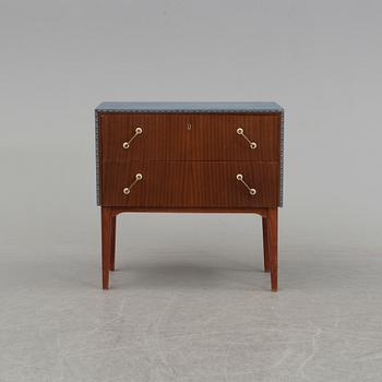 A mahogany chest of drawers, 1940's/50's.