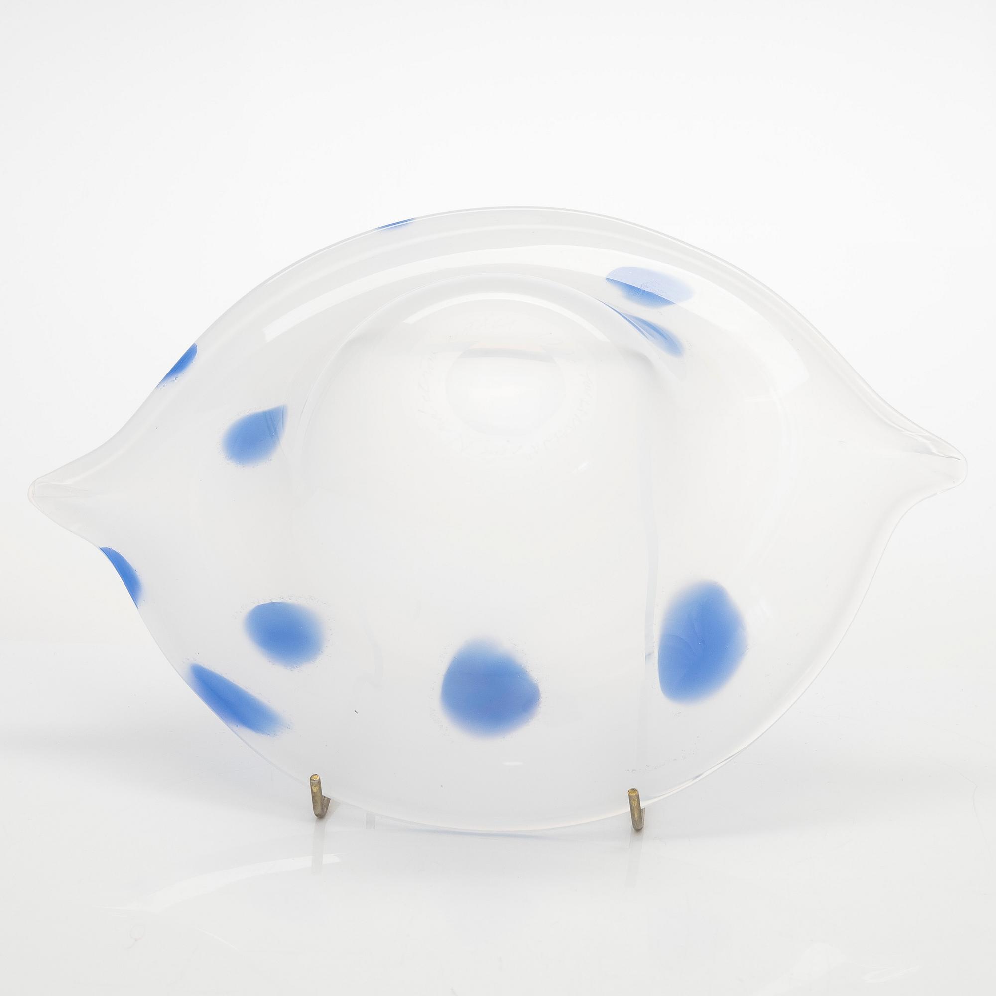 Tiina Nordström, an art glass signed Tiina Nordström, Iittala 1996.