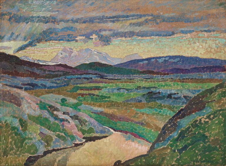 Carl Wilhelmson, "Riksgränsen I" (towards Norway).