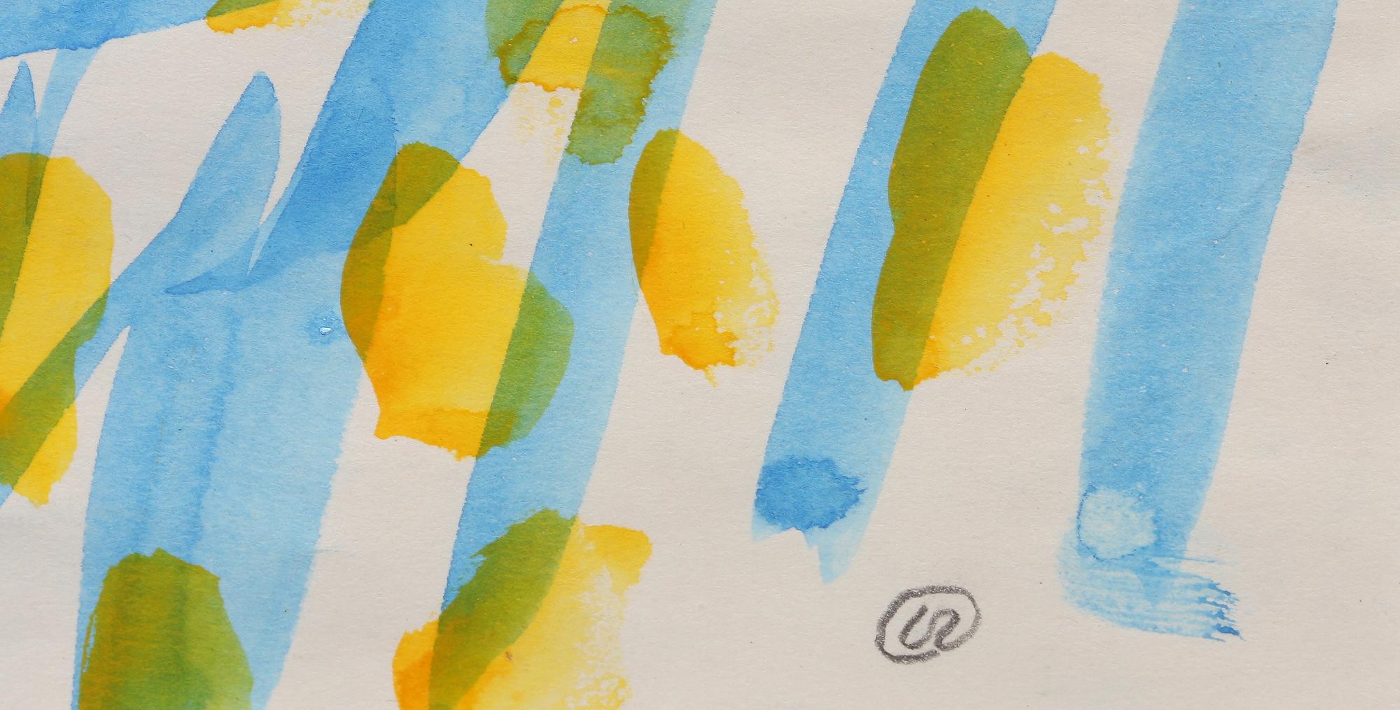 RODHE, LENNART. Blandteknik, monogramsign.