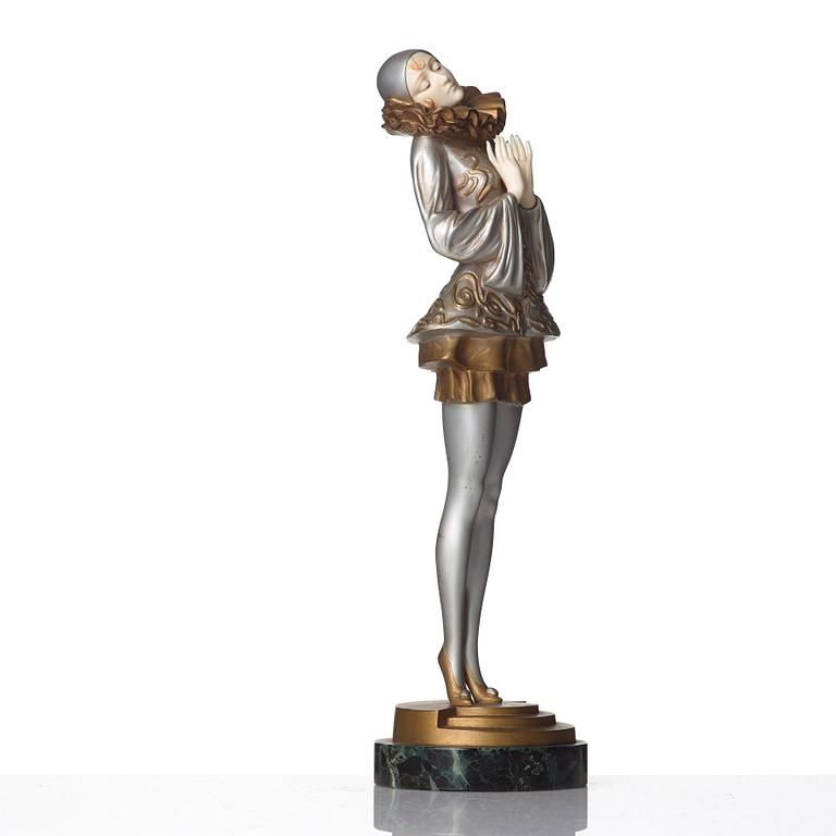 Paul Philippe, figurin, "Pierette", Art Deco, ca 1925.