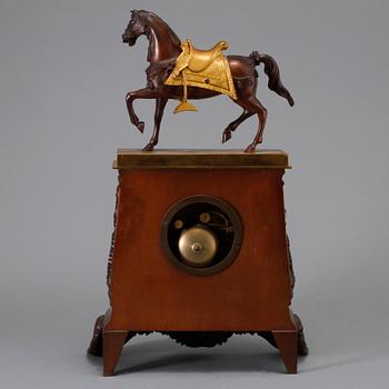 BORDSUR, mässing och patinerad metall, 1800-talets andra hälft.