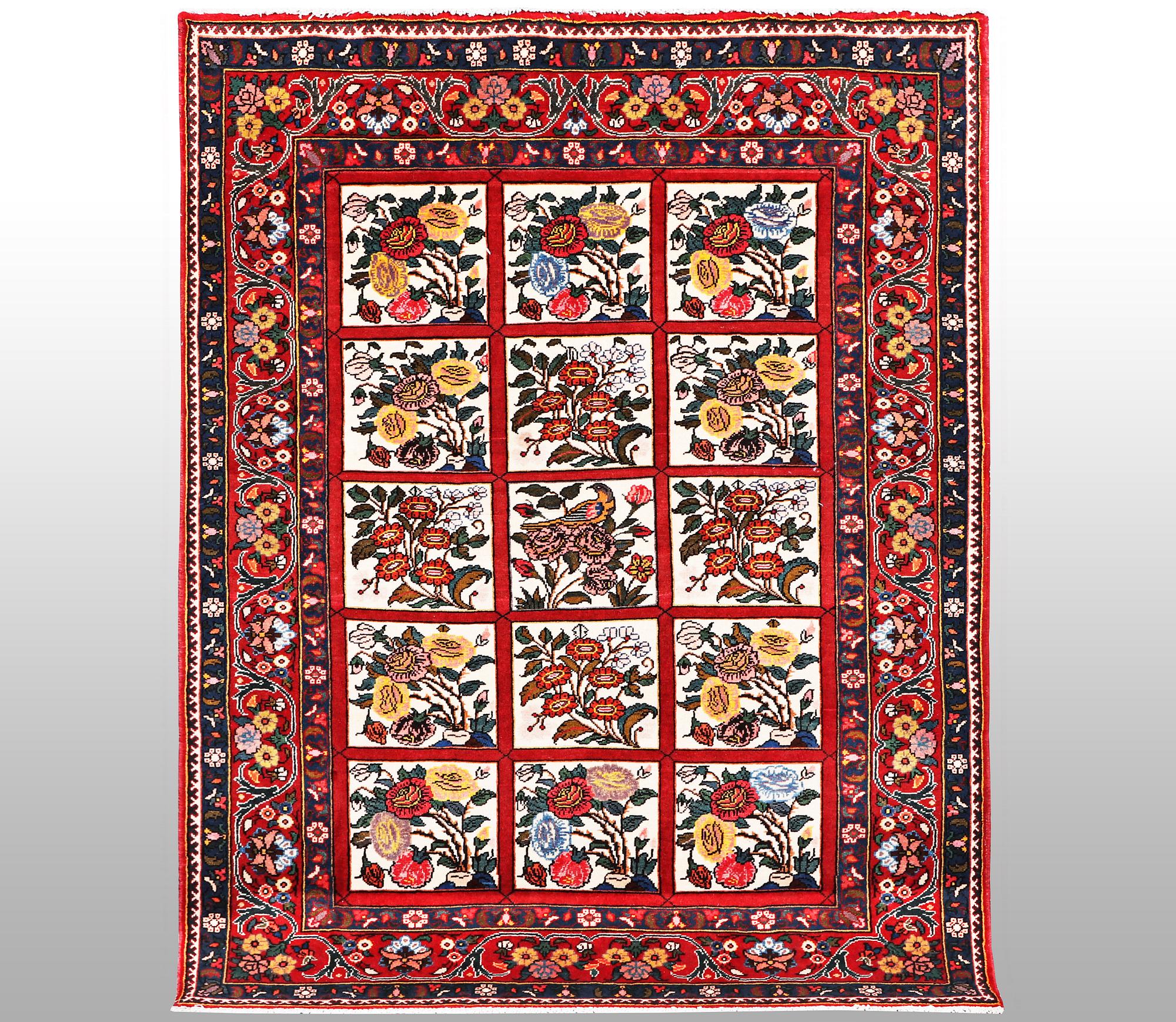 A carpet, Bakthiari, ca 190 x 140 cm.