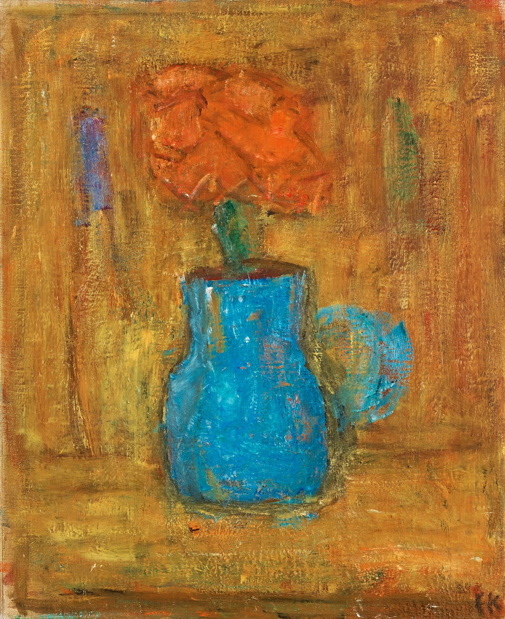 Carl Kylberg, "Blå kruka" (Blue jar).