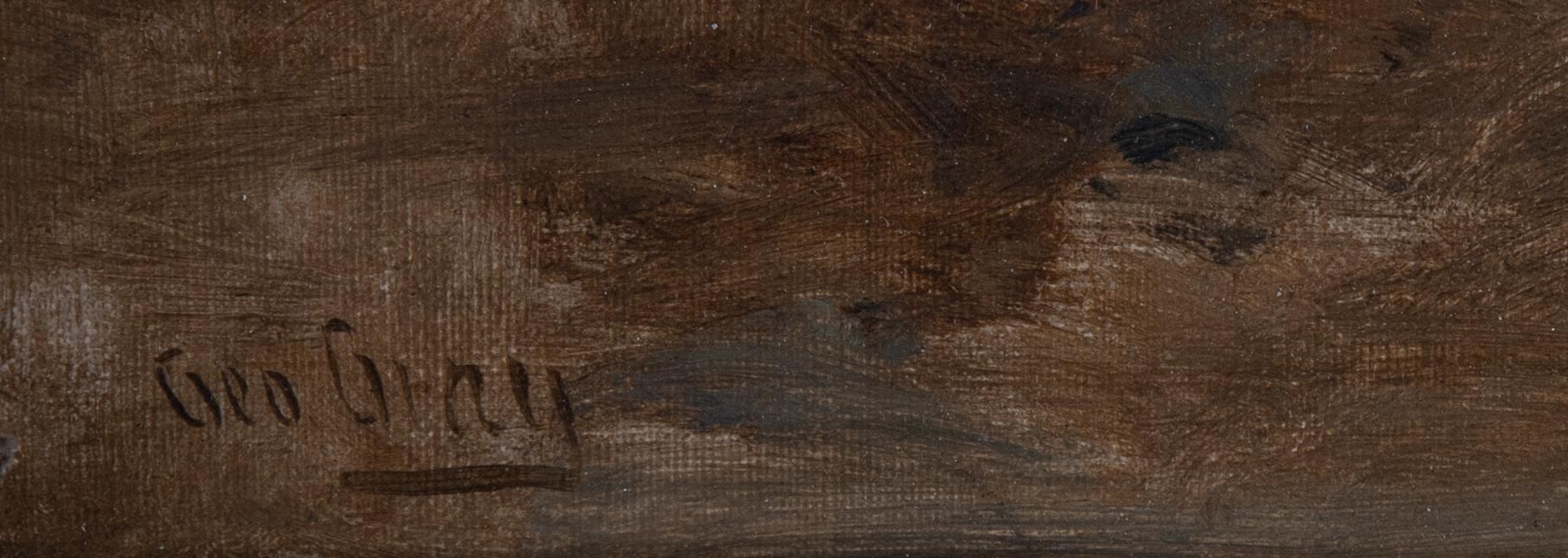 George Gray, oil on canvas, signed.