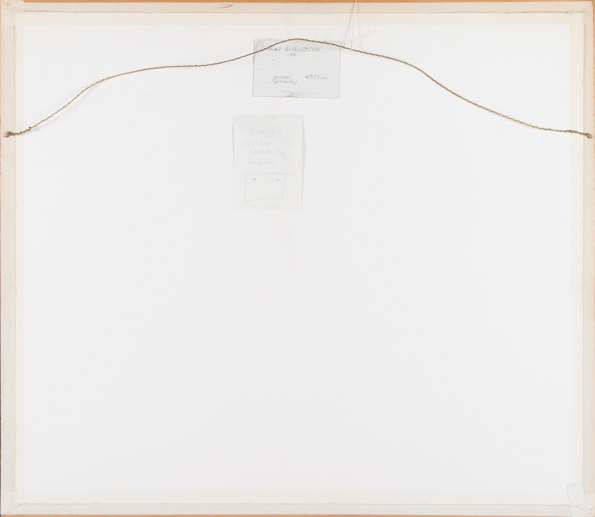 Göran Augustson, Sommitelma.