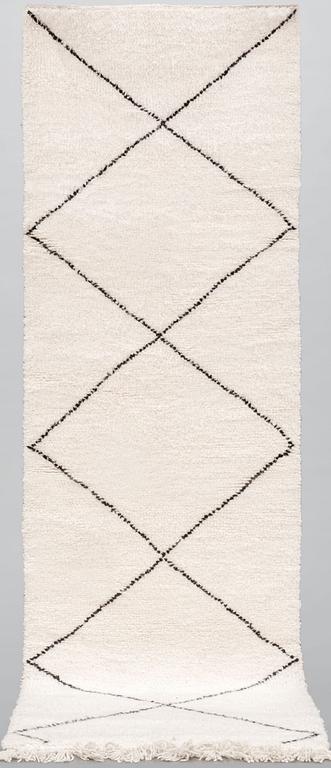 A runner, Morocco, ca 300 x 88 cm.