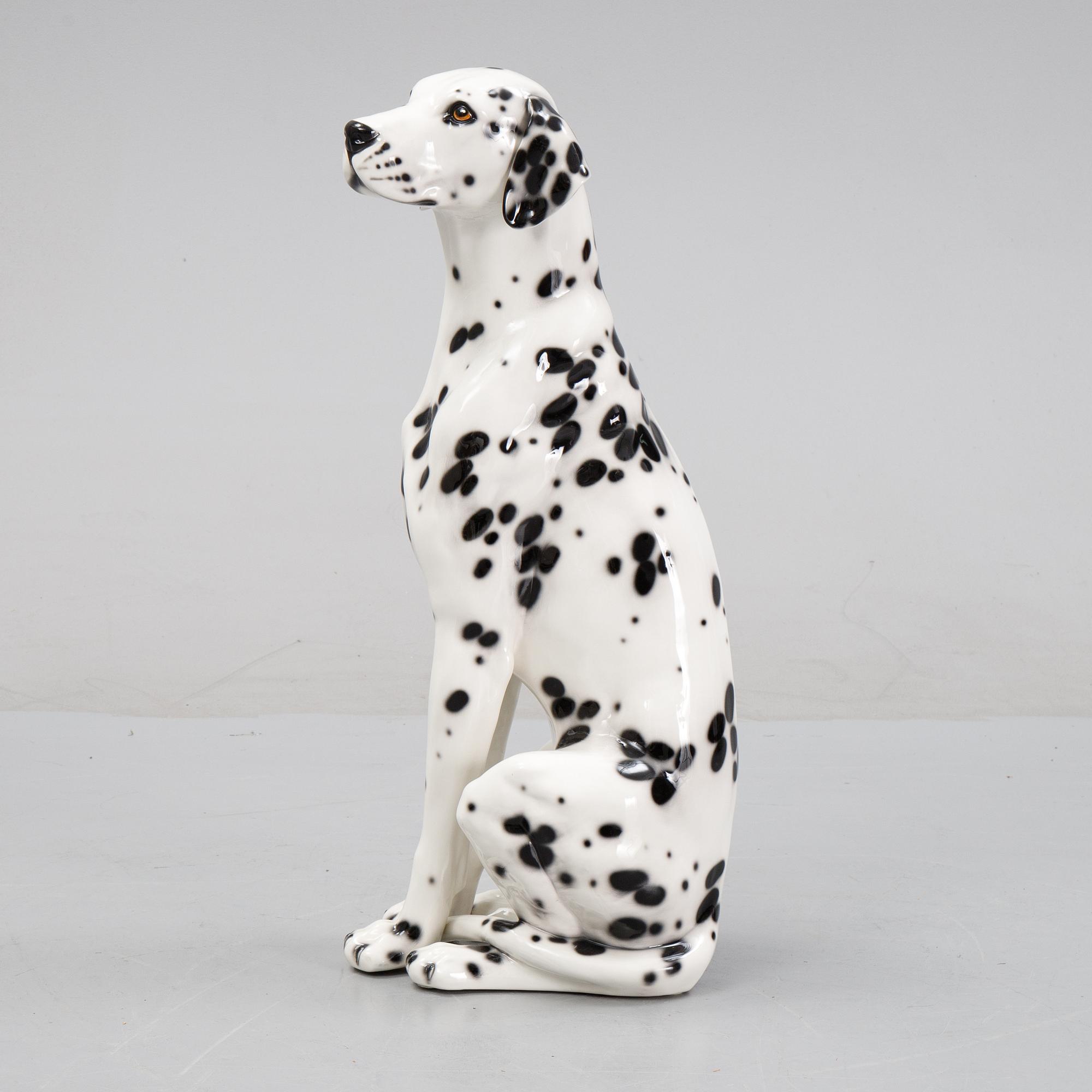 A 1970's porcelain dalmatian figurine.