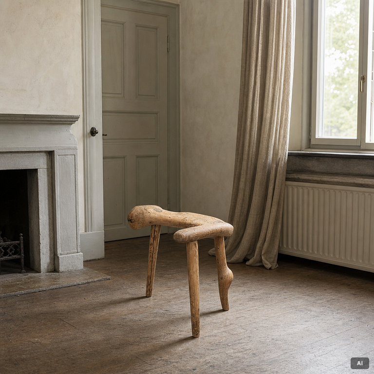 A birth stool.