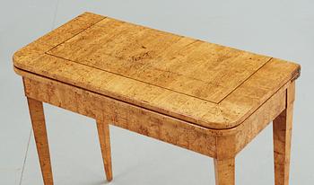 A Baltic Empire first half 19th Century card table.