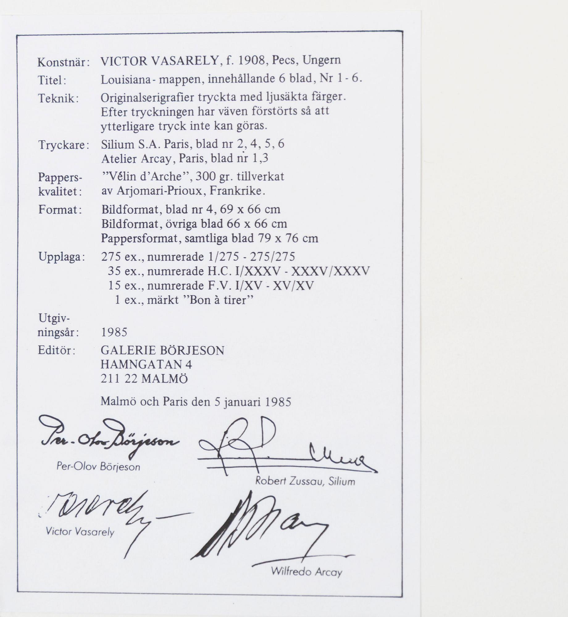 Victor Vasarely, "Louisiana 4".